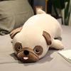 Dog Plush Doll Cute Cartoon Lazy Pug Plushies Soft Stuffed Animals Plush Toy Sleeping