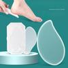 Mango Shape Nano Glass Double-sided Foot Rasp Heel File Hard Dead Skin Callus Remover Exfoliating Pedicure Care Foot File Tool