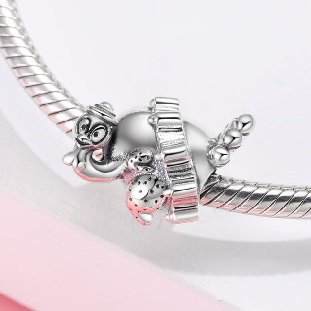 Серебряные 925 пробы ковбойские шляпы сапоги Хэллоуин тыква форма бусины подвески подходят оригинальные браслеты изготовление дизайнерских подвесок ювелирные изделия