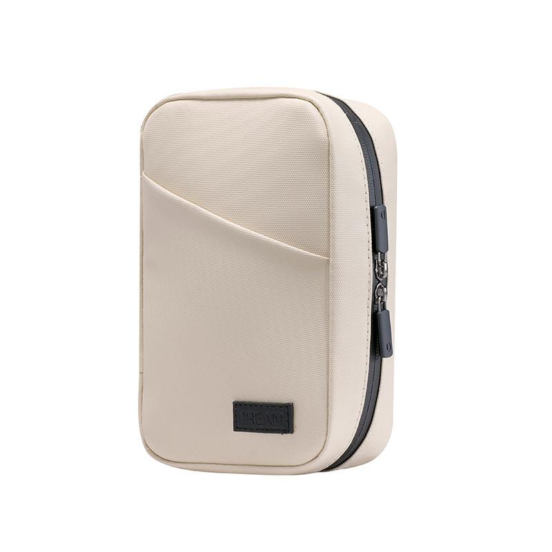 Digital Travel Storage Cube Pu Material Portable Data Cable And Charger Case