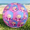 Masha and The Bear Print Size 5 Soccer Ball, PU Wear Resistant Football for Match Training and Daily Practice, Birthday Gift for Soccer Fans