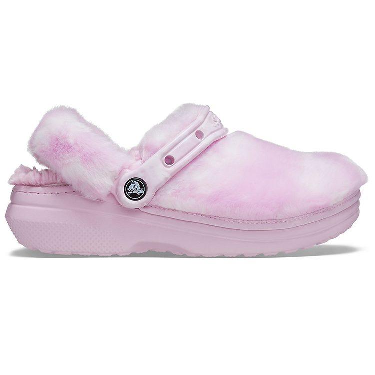 Crocs Классические кроксы Fur Sure Ballerina 'Розово-белые' 207303-6SU