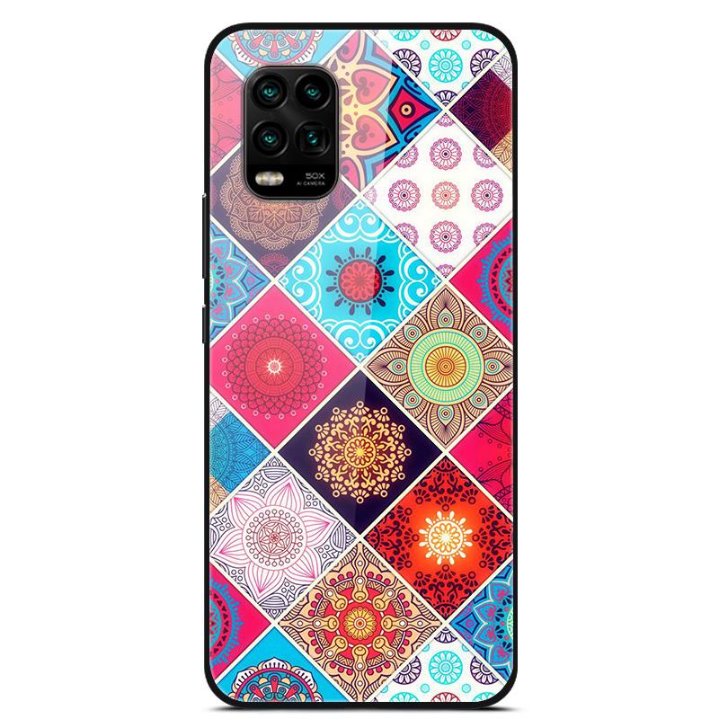 For Xiaomi Mi 10 Lite 5G Case Tempered Glass Hard Back Cover For Xiaomi Mi 10 10T Lite Pro Case Fundas For Xiaomi mi10 Lite Capa