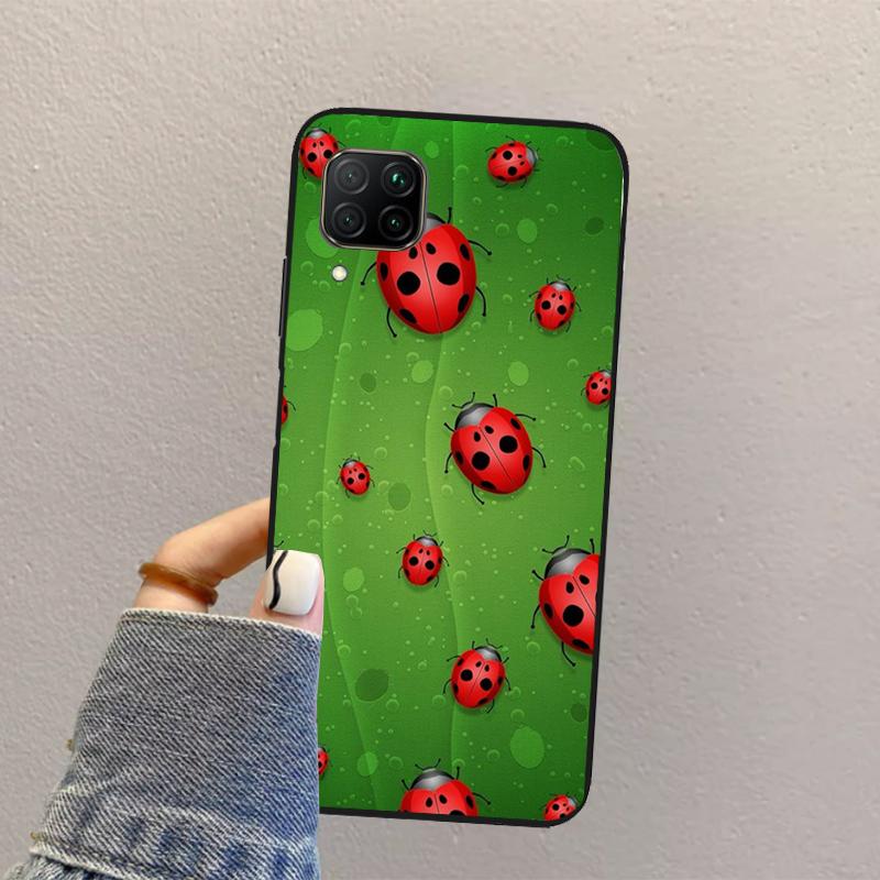 Чехол Божья коровка Для Huawei Nova Y70 Y90 Y60 Y73 Y72 Y61 Y91 12s 12i 11i 8i 9 10 SE P40 Lite P60 P30 Pro