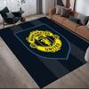 Manchester United2 Flannel Pattern Square Carpet,Area Rug,Carpet Rug for Living Room Bedroom Sofa Playroom Decor,Non-slip Floor Mat
