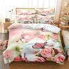 Flowers Bedding Set Duvet Cover Set 3d Bedding Digital Printing Bed Linen Queen Size Bedding Set Fashion Design