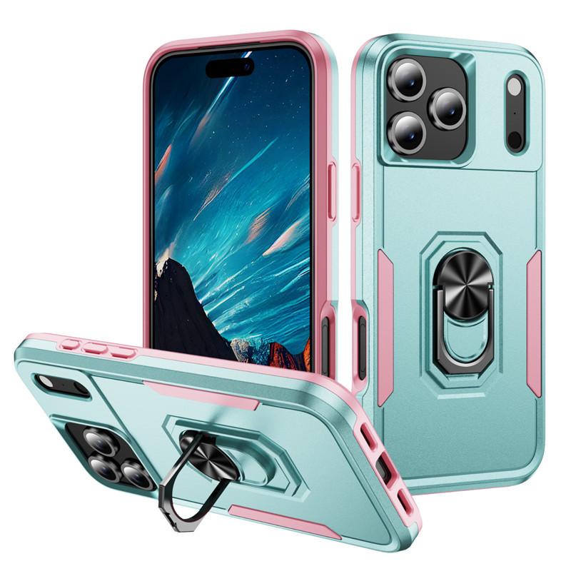 Подходит для чехла для мобильного телефона IPhone17 Pro Max, Apple 16 15, Магнитный держатель-присоска, Защитный чехол с защитой от падения и контрастным цветом, Полностью закрывающий.