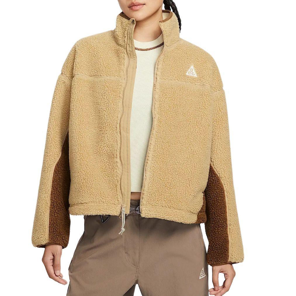 Nike ACG FW25 Canwell Glacier Therma FIT ADV Zipper Fleece Lined Stand Collar Loose Fit Long Sleeved Fleece Clothing HV4706-297