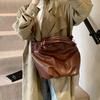 Винтажная модная сумка-тоут большой вместимости женская 2025 осень-зима новая простая наплечная сумка высокого класса сумка под мышкой