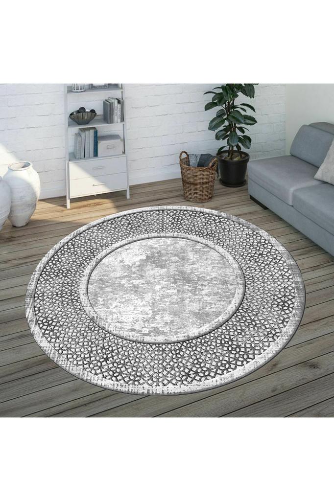 Rovigo Home Моющийся круглый ковер с принтом RHM7316-SD663