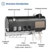 New Solar Ultraviolet Toothbrush Sterilizer Wall Mounted Toothbrush Holder Automatic Toothbrush Holder Bathroom