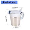 Beef Steak Gravy Dispenser Large Capacity Double Walled Insulated Stainless Steel Tomato Sauce Pots Kitchen Supplies