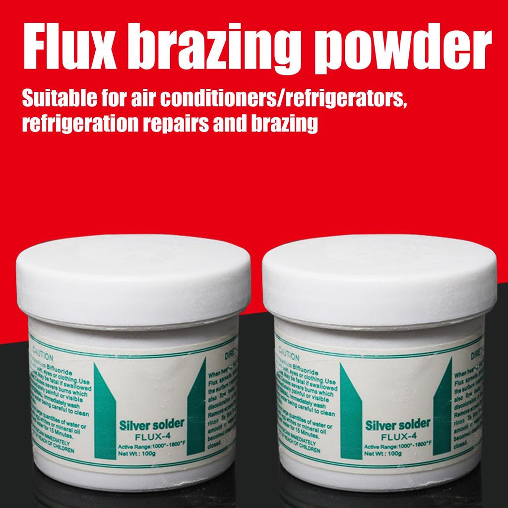 100g Soldering Paste Flux Silver Brass Brazing Powder For Welding Copper Aluminum Copper Soldering Powder