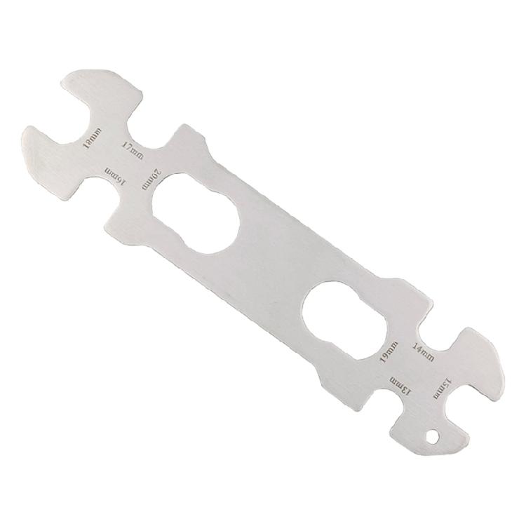 8 in 1 Porous Hexagon Wrench Steel Multifunction Wrench Flat Hexagon Wrench