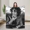 Super Soft Blanket Camping SSOMBR World Tour Throw Blanket  Flannel Bedspread For Couch Chair Print Sofa Bed Cover