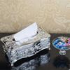 Luxury Kitchen Tissue Storage Box European-style Acrylic Tissue Box Handkerchief Tissue Holder Household Storage Supplies