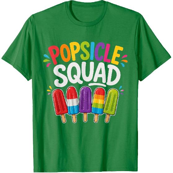 Popsicle Squad Cute Summer Popsicle Lover Family Vacation T-Shirt