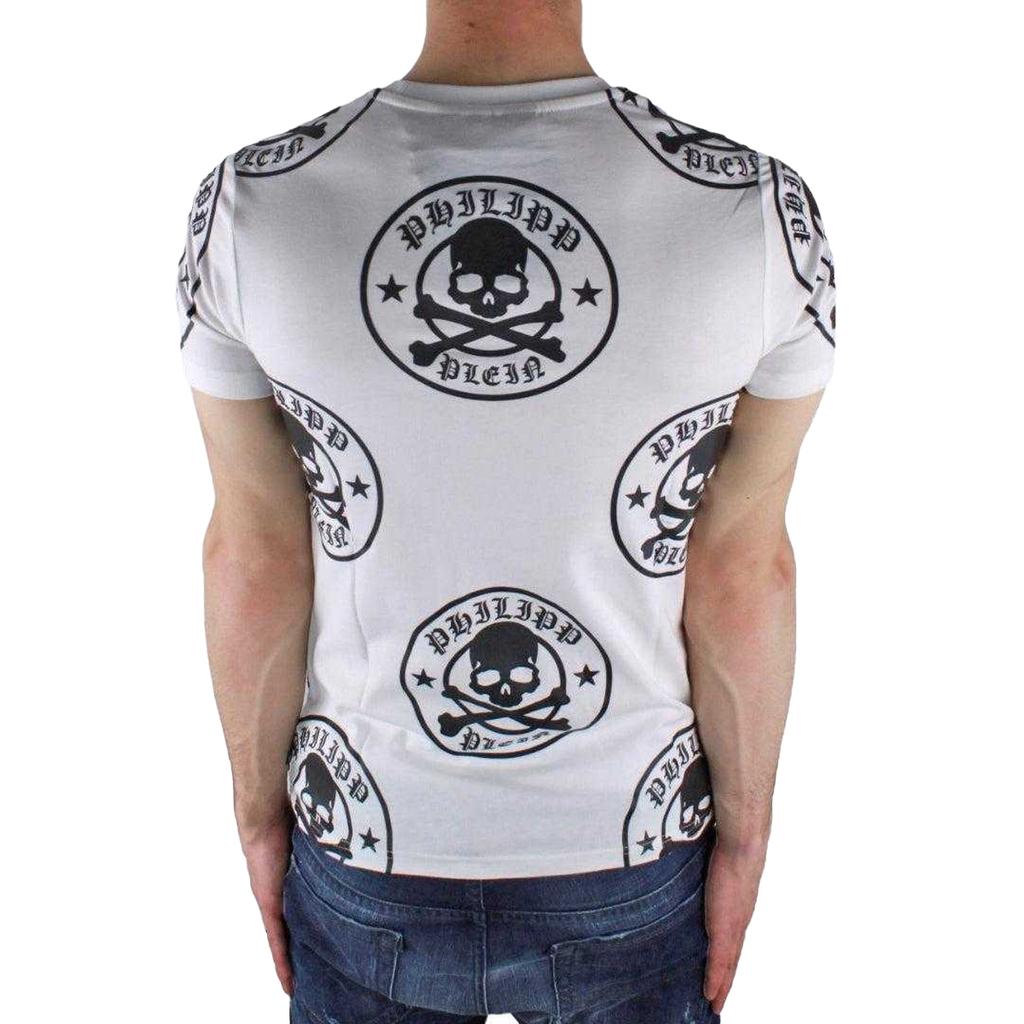 Philipp Plein Mens Multi Logo T-Shirt