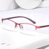 Blue Light Blocking Glasses Lightweight Women'S Glasses Half Frame Nearsighted Eyewear Male Fashion Computer Eyeglasses -50 -600