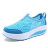 Women Mesh Flat Shoes Sneakers Platform Shoes Woman Loafers Breathable Air Mesh Swing Wedges Shoe Breathable Flats