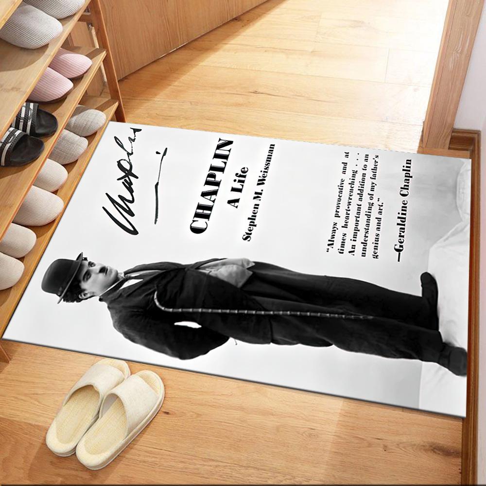 Charlie Chaplin Square rugs are a great choice for living rooms, bedrooms, home décor, and as gifts.