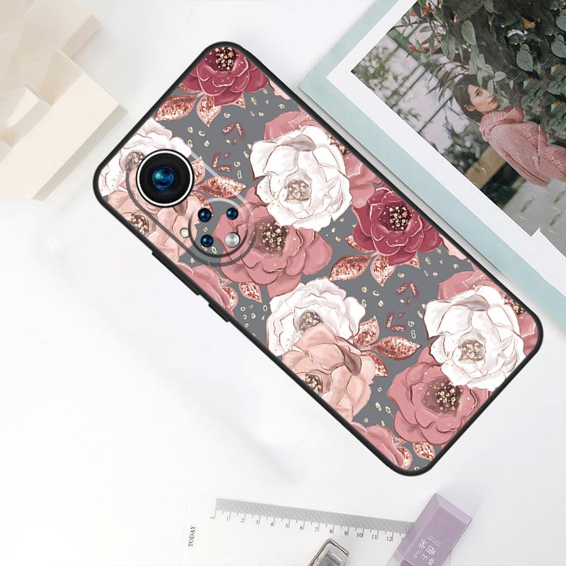 Чехол в стиле 'Розовое золото' для Honor Magic 6 Pro 5 7 Lite Чехол для Honor 400 200 50 70 90 X9 X8a X8b X9a X9b X9c