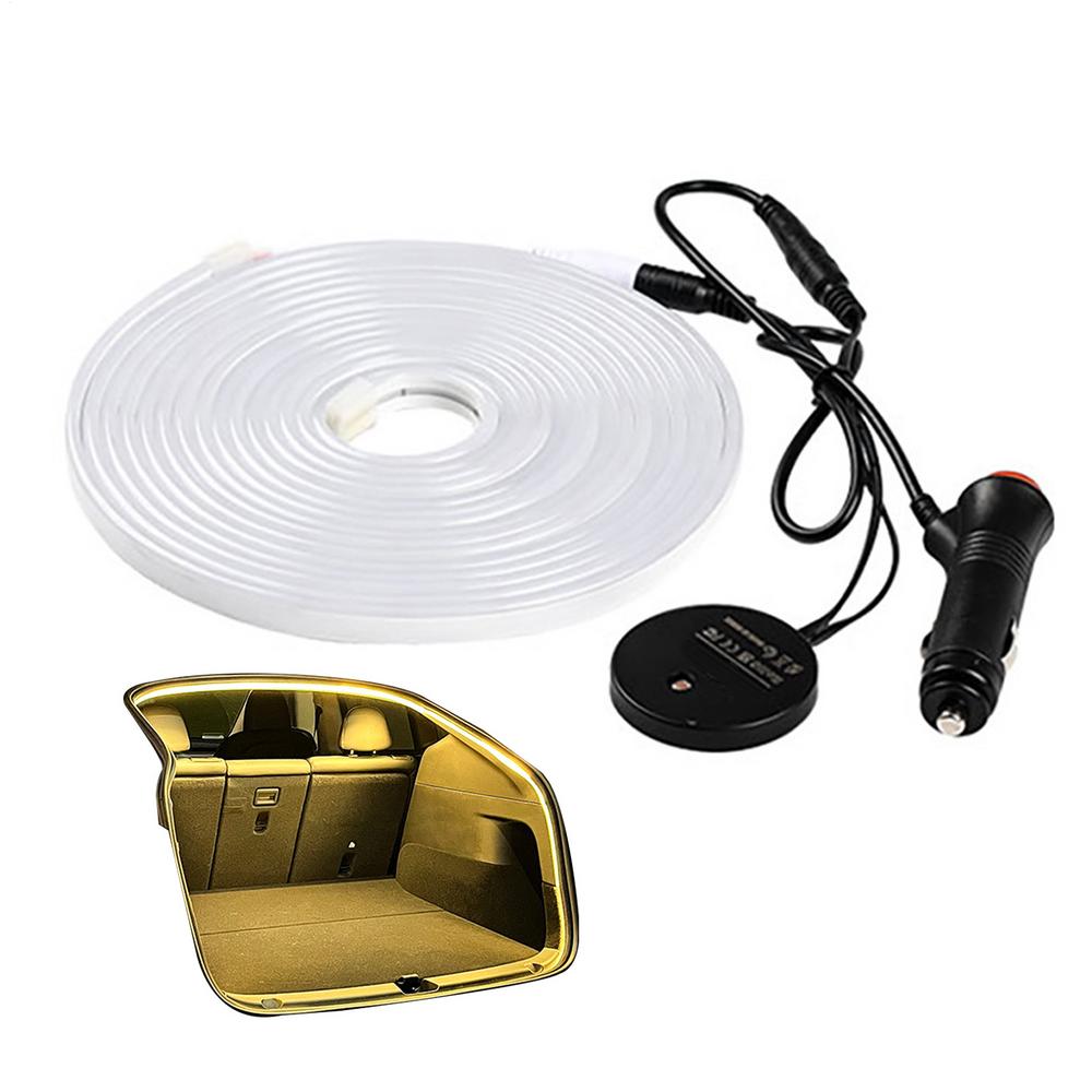 Car LED Trunk Light Light Control Induction Automotive Trunk Strip Light Car Interior LED Lamp For Outdoor Camping Loading And