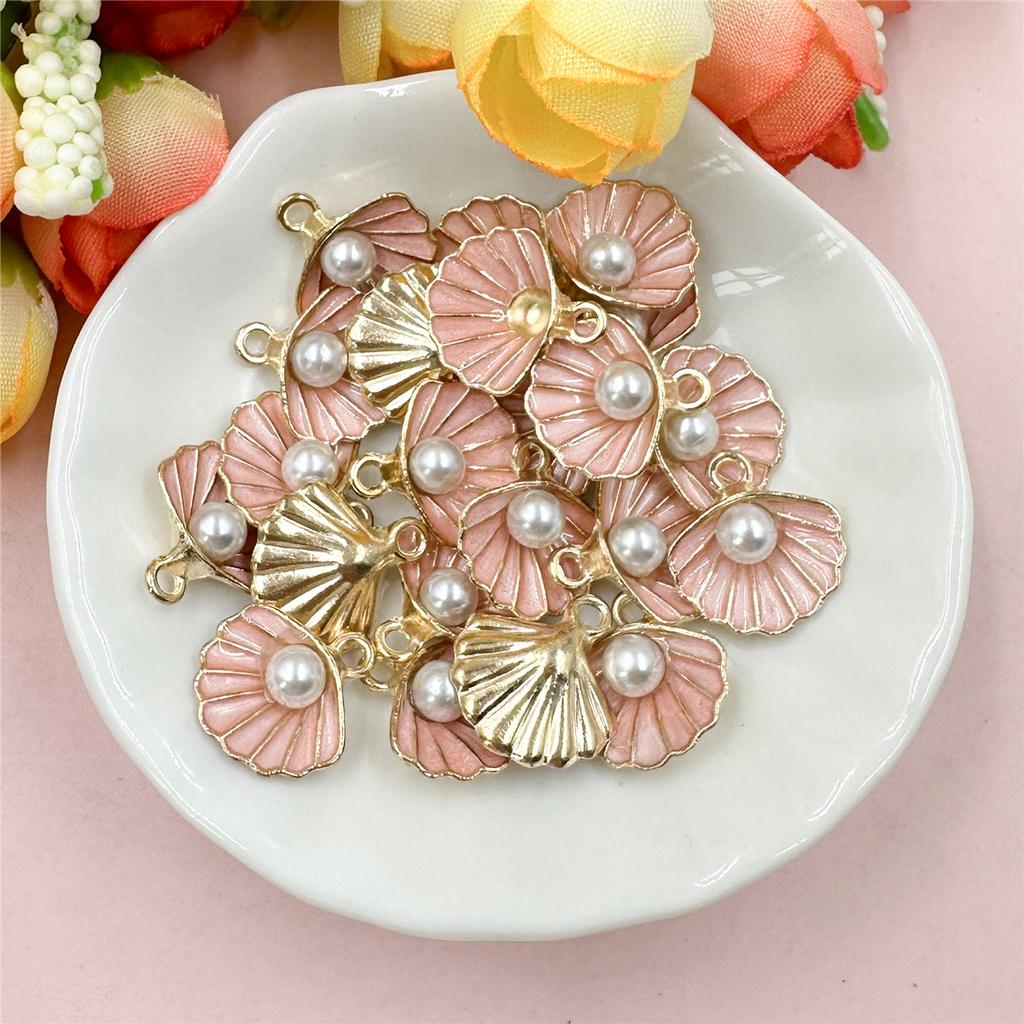 Высокое качество жемчужное ожерелье, серьги, кулон из сплава, аксессуары для капель масла, кулон, ювелирные изделия ручной работы, сделай сам, 20 шт., 14,5*15,5 мм