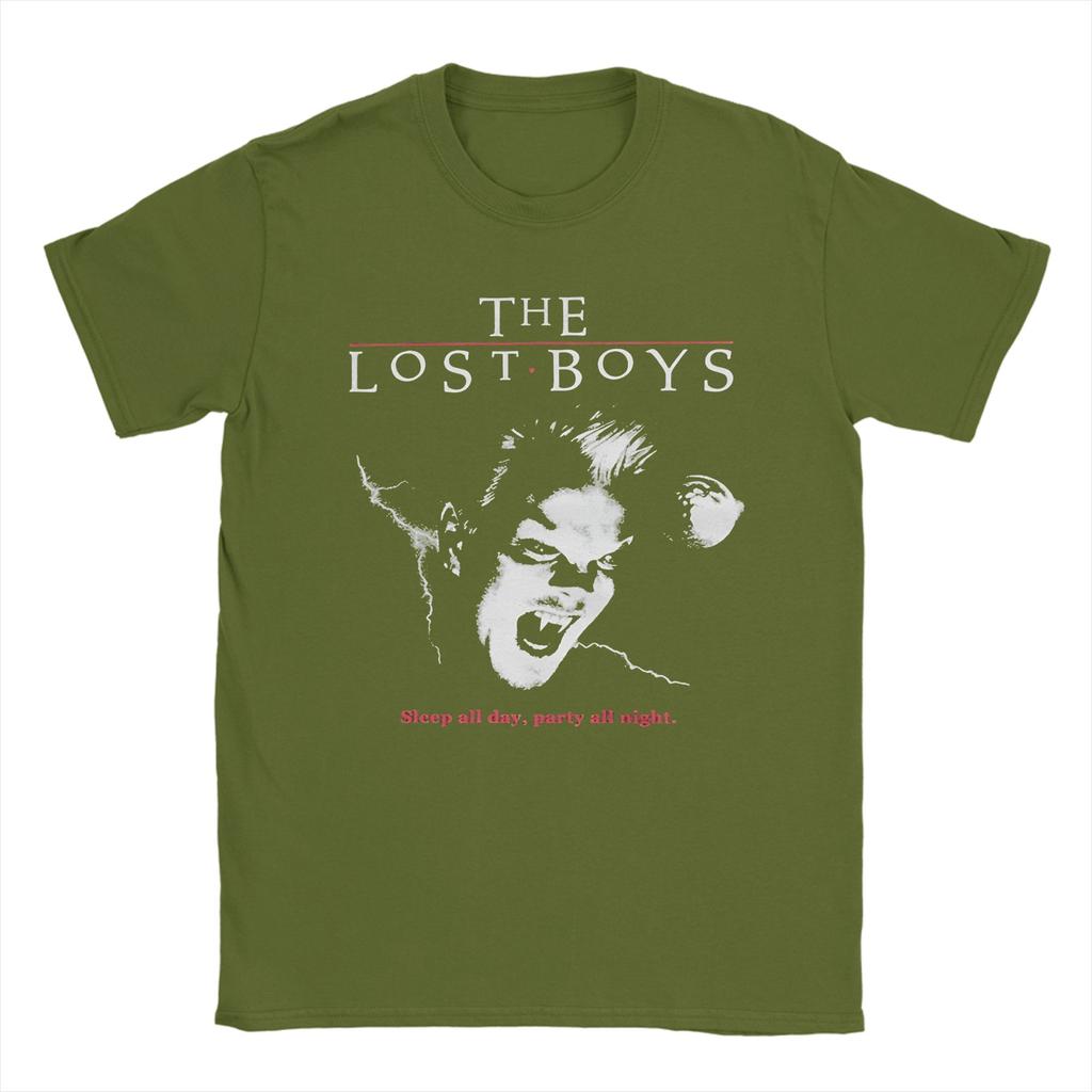 The Lost Boys Men T Shirts Vintage Tee Shirt Short Sleeve Crew Neck Tshirts 100 Cotton Birthday Present Clothes