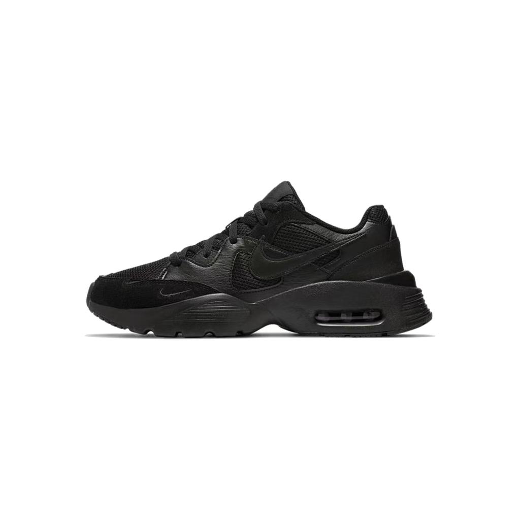 Nike Air Max Fusion Износостойкие Дышащие Низкие Беговые Кроссовки Мужские Черно-Белые CJ1670-001(Team830-s-box)