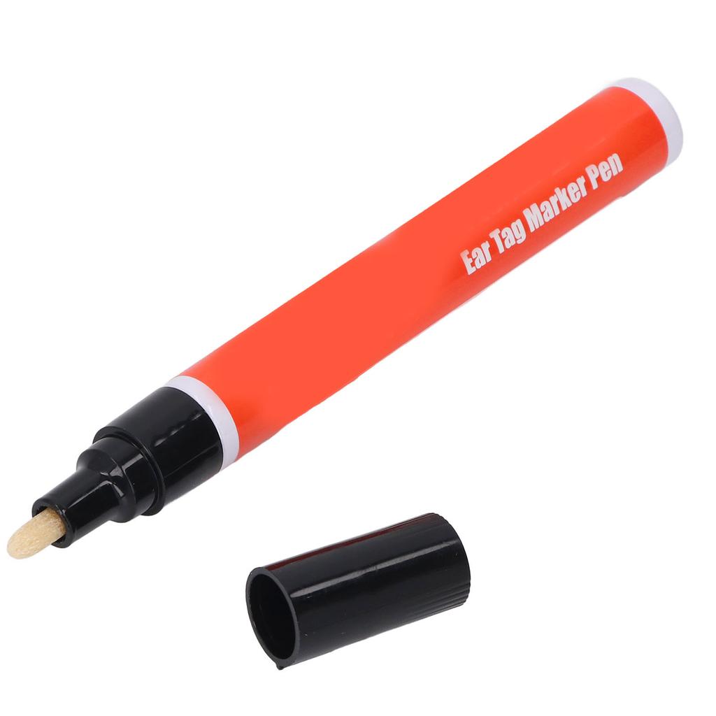 Ear Tag Marking Pen Black Permanent Fine Nib Portable Ear Tag Identificion Mark Pen for Pig Cow Shee