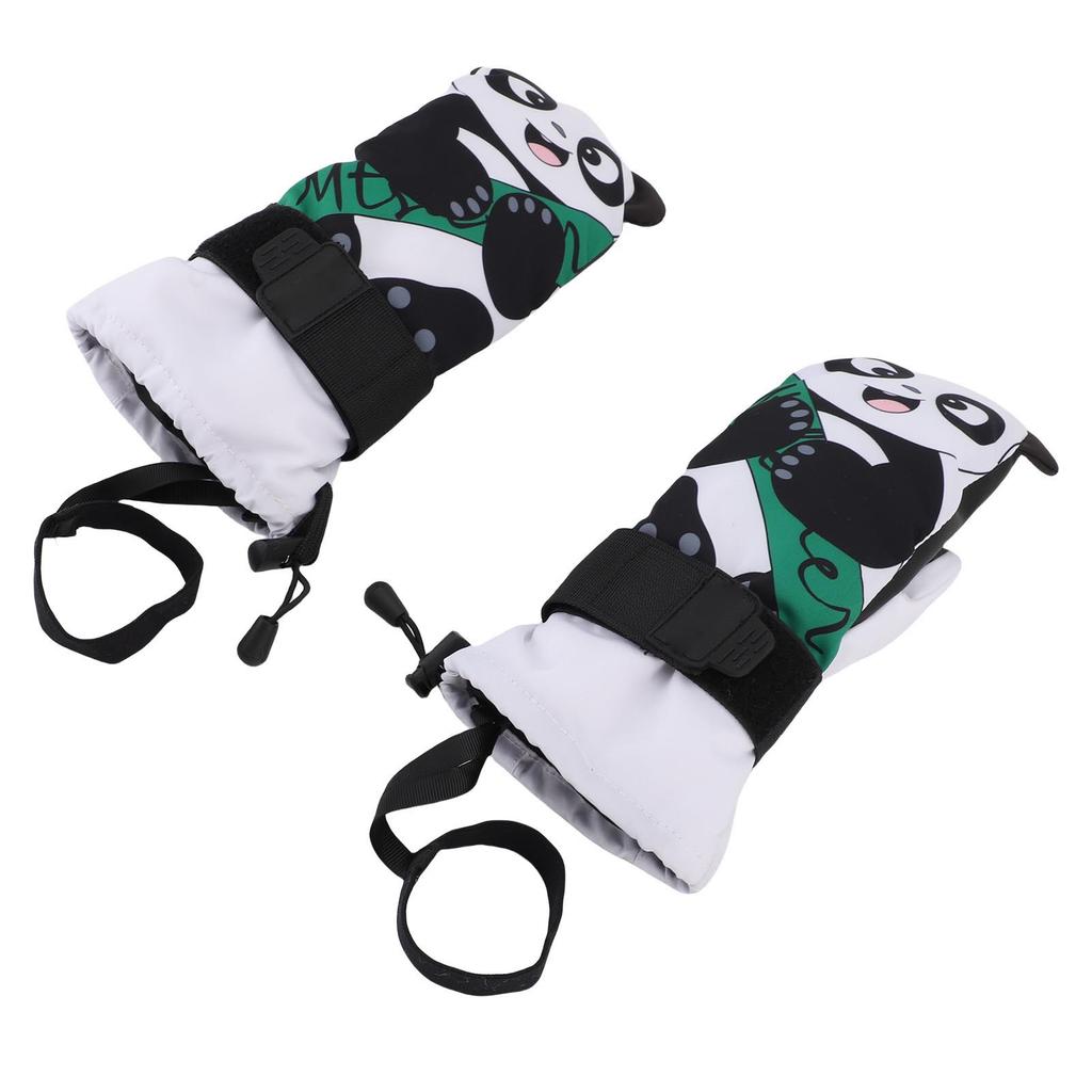 1 пара детских лыжных перчаток, нескользящие снежные варежки, теплые, износостойкие, водонепроницаемые перчатки для сноуборда Pand