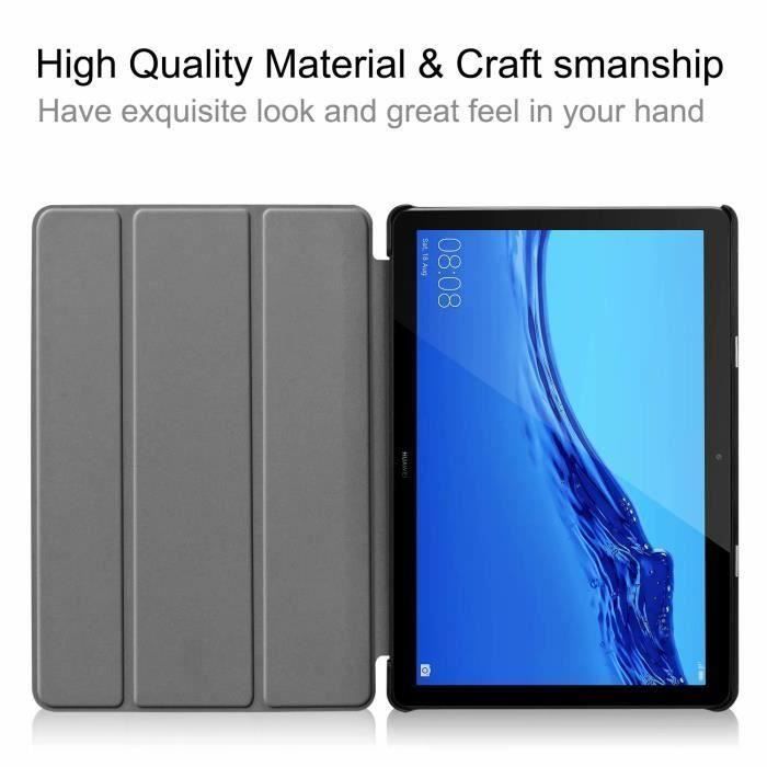 Ywei HaiBlue Чехол для Huawei MediaPad T5 10.1 , Качественный чехол-подставка Folio Ультратонкий для планшета Huawei MediaPad T5 10 10.1 дюйма 2018