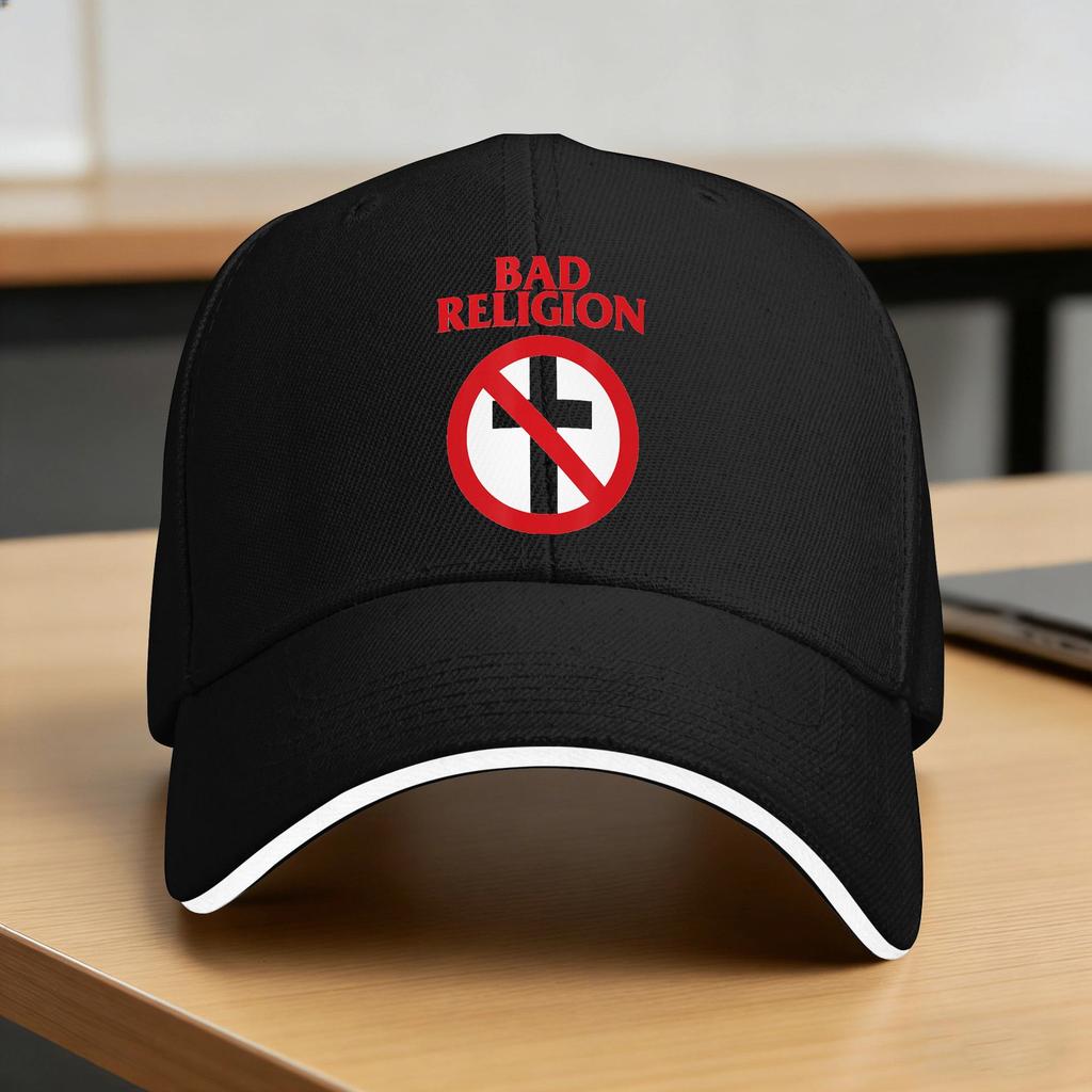 Bad Religion Логотип Crossbuster Солнце Бейсболка Летняя Пара Женщины Дизайн Тракер Мода Kpop Рок Бейсболки