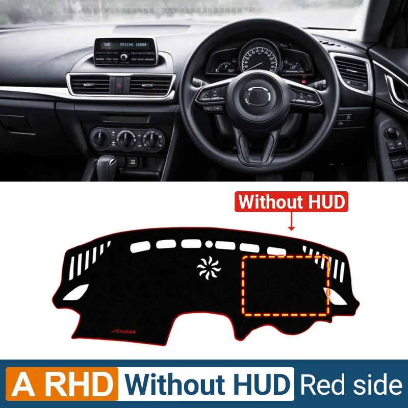 Чехол на приборную панель автомобиля, защитный козырек от солнца, анти-УФ-ковры, нескользящие коврики, аксессуары для Mazda 3 BM 2014 2015 2016 2017 2018