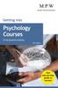 Книга Getting Into Psychology Courses