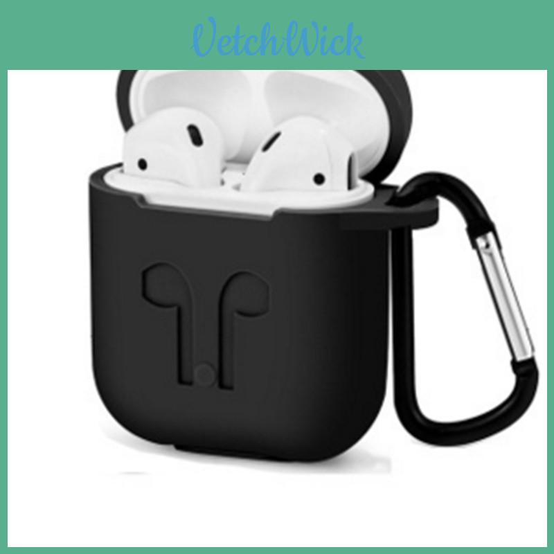 Противоударный чехол-накладка для Apple Airpods с ремешком против потери и совместимостью с зарядкой