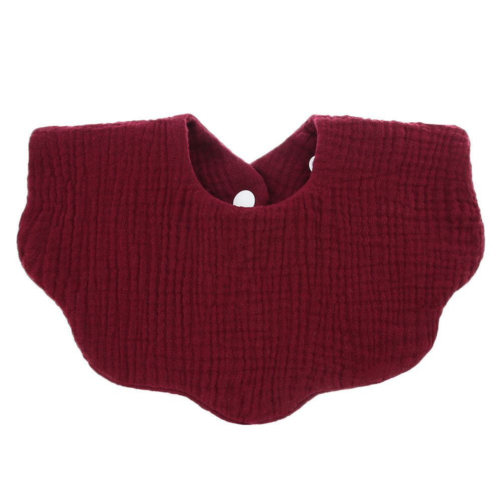 Однотонный нагрудник для новорожденных с цветочным принтом, салфетки для срыгивания младенцев, хлопчатобумажные нагрудники, бандана, шарф для малышей, девочек и мальчиков, полотенце для кормления слюной