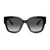 Versace Letter Pattern Decorative Acetate Irregular Shape Sunglasses Women sunglasses Black O4437U-OGB1T354_ONUL