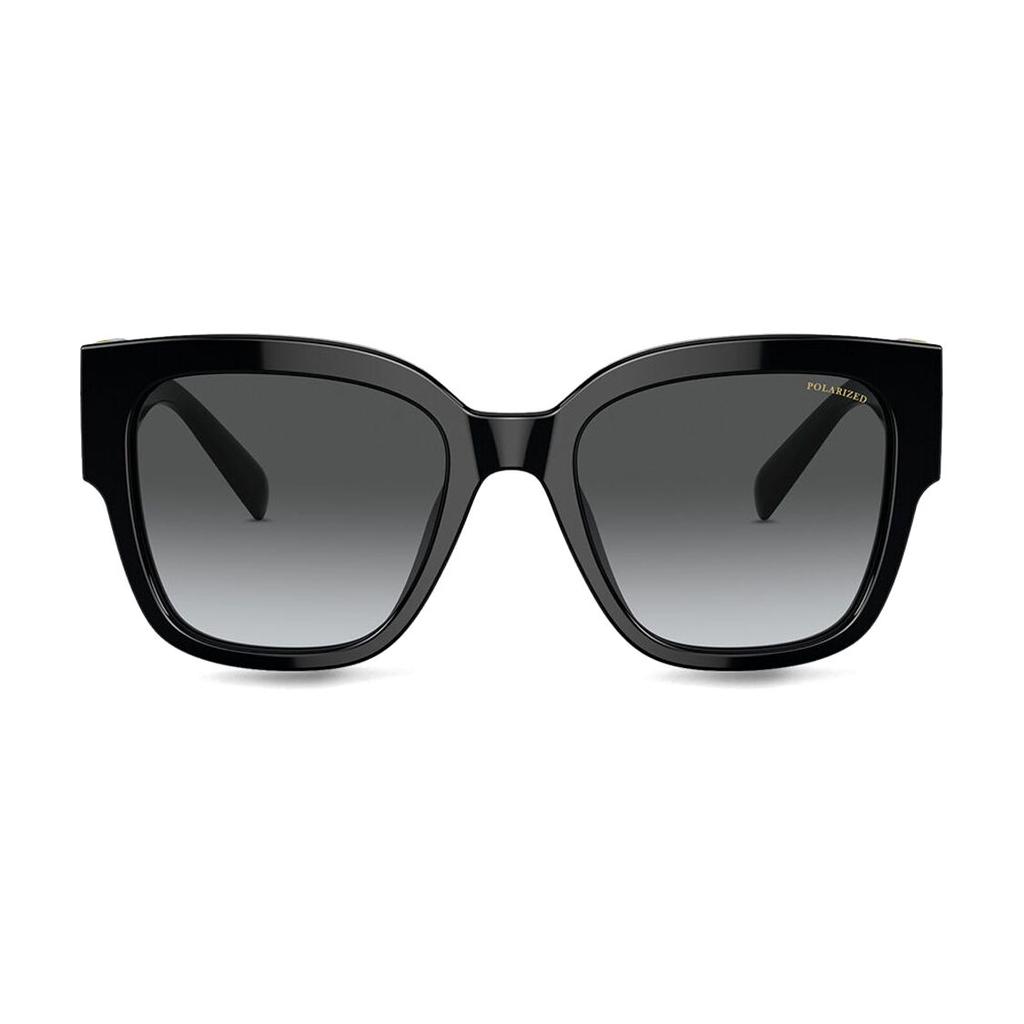Versace Letter Pattern Decorative Acetate Irregular Shape Sunglasses Women sunglasses Black O4437U-OGB1T354_ONUL