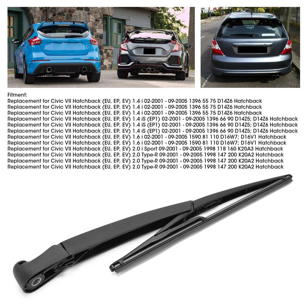 Rear   Wiper Arm Blade 76720S6DE01 Replacement for   VII 20012005