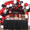 1PC Party Decor PE Table Skirt Disposable Table Cover Tablecloth Birthday Oilproof Rectangle