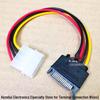 Кабель-адаптер питания SATA 15-Pin на 4-Pin IDE