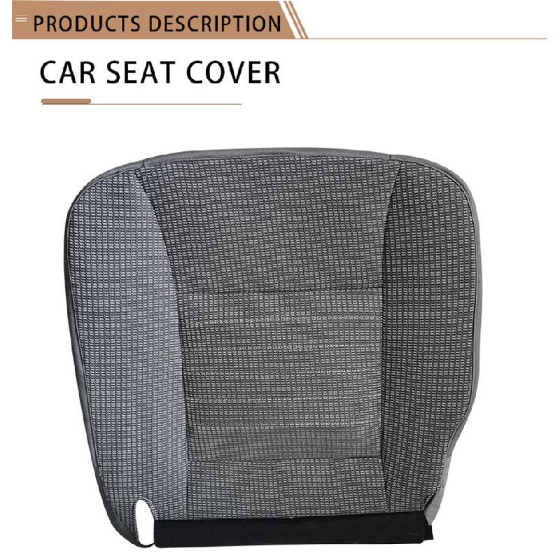 Driver's seat cushion Cover, left, lower, Dark grey, Replacement, for dodge ram 2006-2009