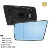 Heated Side Wing Mirror Glass Set Compatible with MercedesBenz C W202 E W210 S Class with Backing Plate Replacement