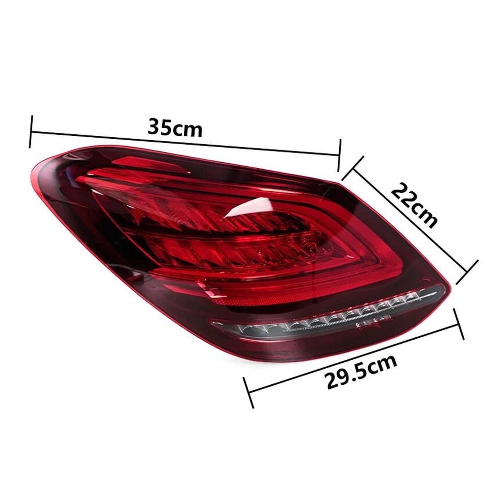 Left LED Rear Tail Light Brake Lamp 2059067103 For Mercedes Benz C-Class W205 2019 2020 2021