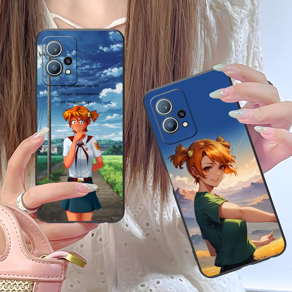Вечное Лето Алиса Матовый Чехол для Мобильного Телефона для Huawei P60 P50 P40 P30 P20 P10 P9 P8 Pro Lite Plus Цветной Печатный Чехол