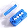 Portable Pill Two Splitter Plastic Transparent Pill Splitter Rectangular Pill Breaker