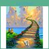 5d Ladder Painting Diamond Diy Scenery Diamond Embroidery Dogs Full Cross Stitch Home Decor