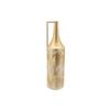 Decorative Vase - Design - Tropical - Golden Metal - 81 Cm - Cream